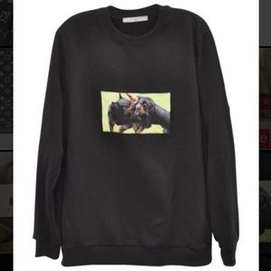 Givenchy black rottweiler sweatshirt